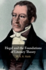 Image for Hegel and the foundations of literary theory