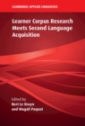 Image for Learner Corpus Research Meets Second Language Acquisition