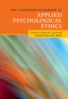 Image for Cambridge Handbook of Applied Psychological Ethics