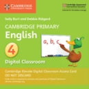 Image for Cambridge Primary English Stage 4 Cambridge Elevate Digital Classroom Access Card (1 Year)