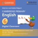 Image for Cambridge Primary English Stage 6 Cambridge Elevate Digital Classroom Access Card (1 Year)