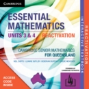 Image for Essential Mathematics Units 3&amp;4 for Queensland Reactivation Card