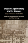Image for English Legal History and its Sources