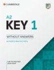 Image for A2 Key 1 for the Revised 2020 Exam Student&#39;s Book without Answers