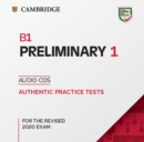 Image for B1 Preliminary 1 for the Revised 2020 Exam Audio CDs