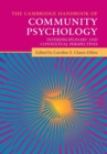 Image for The Cambridge handbook of community psychology  : interdisciplinary and contextual perspectives