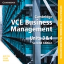 Image for Cambridge VCE Business Management Units 3&amp;4 Digital Teacher Edition (Card)