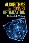 Image for Algorithms for convex optimization