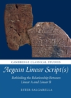 Image for Aegean linear script(s)  : rethinking the relationship between Linear A and Linear B