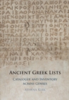 Image for Ancient Greek Lists