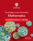Image for Cambridge Lower Secondary Mathematics Learner&#39;s Book 9 - eBook