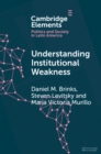 Image for Understanding institutional weakness: power and design in Latin American institutions