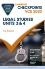 Image for Cambridge Checkpoints VCE Legal Studies Units 3&amp;4 2020