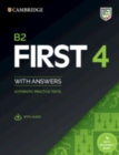 Image for B2 first 4 student&#39;s book with answers with audio with resource bank  : authentic practice tests