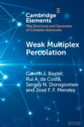 Image for Weak multiplex percolation