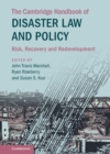 Image for The Cambridge Handbook of Disaster Law and Policy: Risk, Recovery and Redevelopment