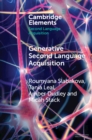 Image for Generative Second Language Acquisition