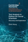 Image for Text analysis in Python for social scientists  : discovery and exploration