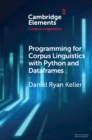 Image for Programming for corpus linguistics with Python and dataframes