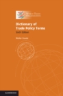 Image for Dictionary of trade policy terms
