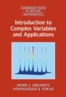 Image for Introduction to complex variables and applications