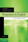 Image for Pragmatics in English  : an introduction
