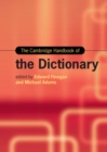 Image for The Cambridge Handbook of the Dictionary