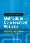 Image for The Cambridge Handbook of Methods in Conversation Analysis