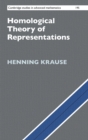 Image for Homological theory of representations