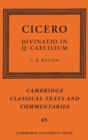 Image for Cicero: Divinatio in Q. Caecilium