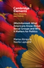 Image for (Mis)informed: What Americans Know About Social Groups and Why It Matters for Politics