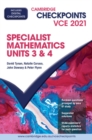 Image for Cambridge Checkpoints VCE Specialist Mathematics Units 3&amp;4 2021