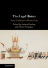 Image for Thai Legal History: From Traditional to Modern Law