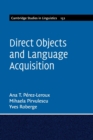 Image for Direct Objects and Language Acquisition