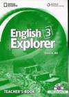 Image for English Explorer 3: Teacher&#39;s Book with Class Audio CD