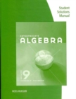 Image for Student Solutions Manual for McKeague&#39;s Intermediate Algebra, 9th