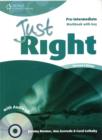 Image for Just Right Pre-intermediate: Workbook with Key and Audio CD