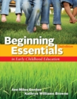 Image for Beginning Essentials in Early Childhood Education