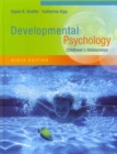 Image for Developmental psychology  : childhood and adolescence