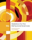 Image for Cengage Advantage Books: Statistics for the Behavioral Sciences