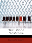 Image for The law of nuisances.