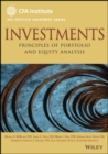 Image for Investments: Principles of Portfolio and Equity Analysis