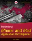 Image for Professional Iphone and Ipad Application Development