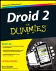 Image for Droid 2 for Dummies