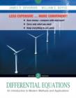 Image for Differential Equations : An Introduction to Modern Methods &amp; Applications 2nd Edition Binder Ready Version