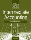 Image for Solutions Manual Volume 2 to Accompany Intermediate Accounting, 14th Edition
