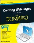 Image for Creating Web pages all-in-one for dummies.
