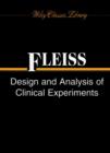 Image for The design and analysis of clinical experiments