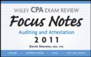 Image for Wiley CPA Examination Review Focus Notes: Auditing and Attestation 2011