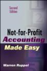 Image for Not-for-Profit Accounting Made Easy